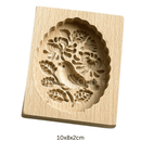 Houten koekjesvorm in kerstthema