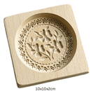 Houten koekjesvorm in kerstthema