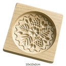 Houten koekjesvorm in kerstthema