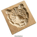 Houten koekjesvorm in kerstthema