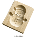 Houten koekjesvorm in kerstthema