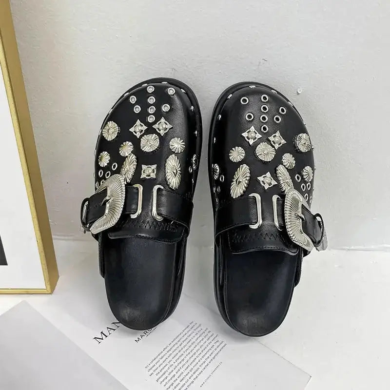 Punk Plateau Slippers