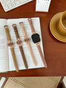 Slanke Leren Apple Watch-band