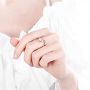 Verstelbare Zilveren Vos Ring