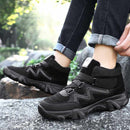 Ademende hoge platform sneakers voor heren