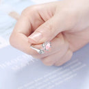 Verstelbare Zilveren Vos Ring