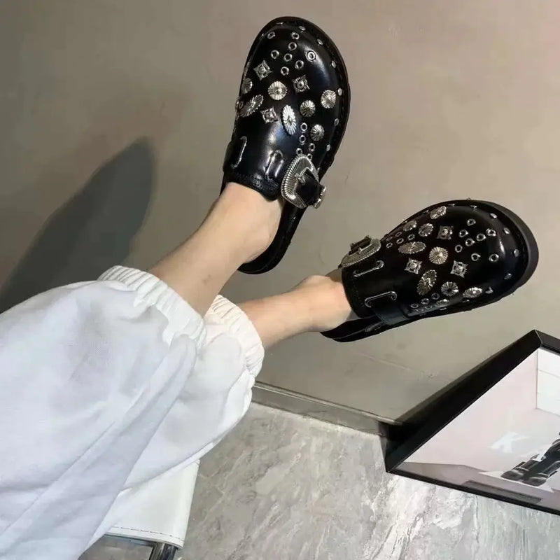 Punk Plateau Slippers