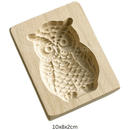 Houten koekjesvorm in kerstthema