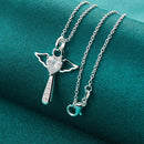 Zirkoon Engelachtige Halsketting