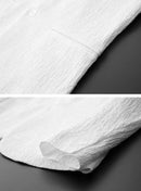 Mannen Casual Geplooide Pak Set