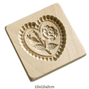 Houten koekjesvorm in kerstthema