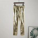 Chique Metallic Broek voor Dames