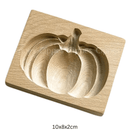 Houten koekjesvorm in kerstthema