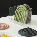 Verdubbelde Regenboog Siliconen Tafelmat