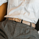 Omkeerbare Dunne C-Gesp Riem