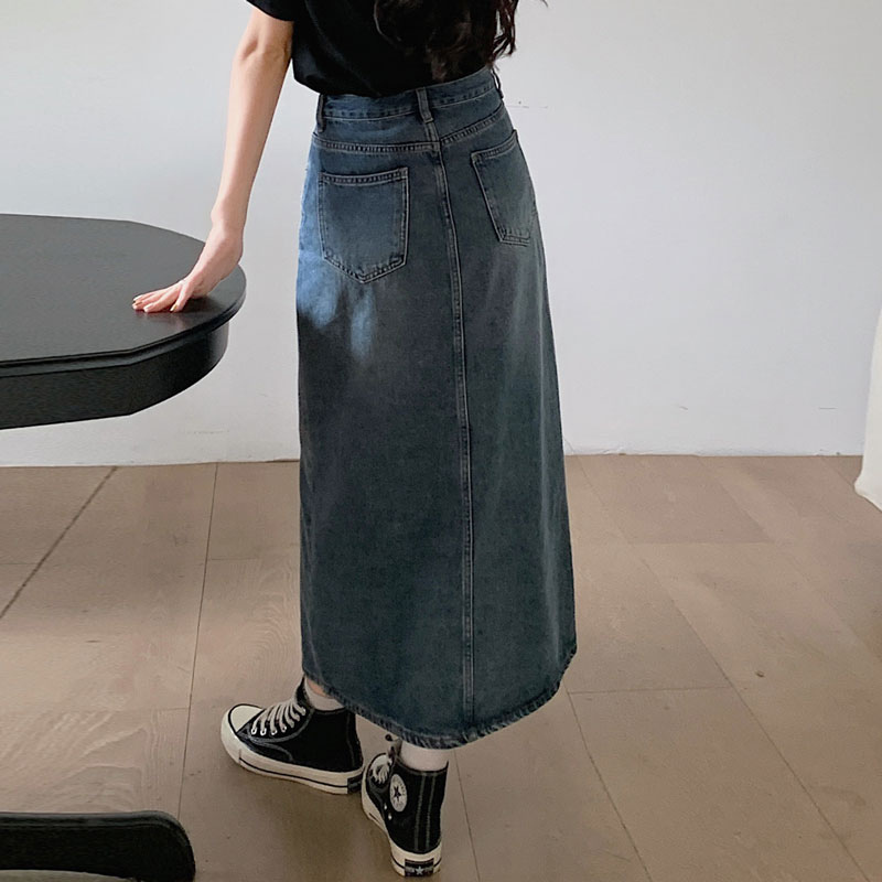 Denim Maxi Rok