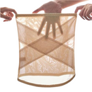 Taille Vormende Kruisgordel van Mesh