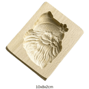 Houten koekjesvorm in kerstthema