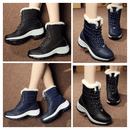 Dames Warme Pluizige Enkellaarzen