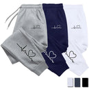 Dames Sportbroek Zwart Katoen - Hartprint Casual Fitness