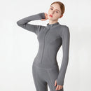 Dames Sportjas met Rits – Sneldrogend Fitnessjack voor Yoga en Hardlopen met Duimgaten en Optimale Ventilatie 12