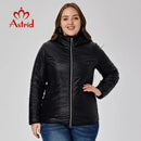 Gewatteerde Dames Jas met Capuchon – Korte Parka voor Plus Size, Comfortabele Pasvorm en Trendy Look 0