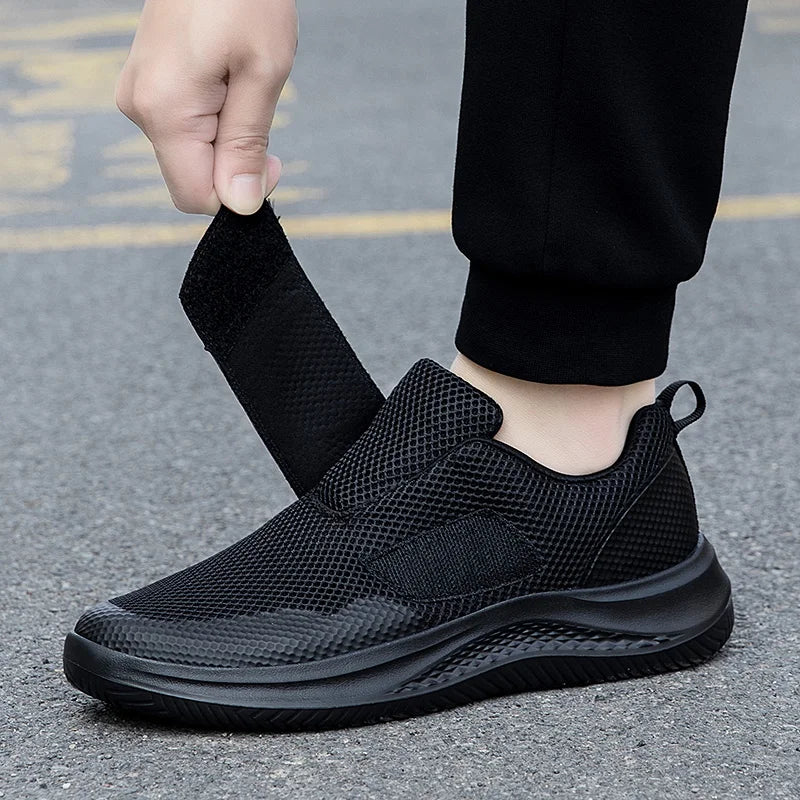 Heren Schoenen Zwart Leer Casual Maat 39-48 - Comfortabel