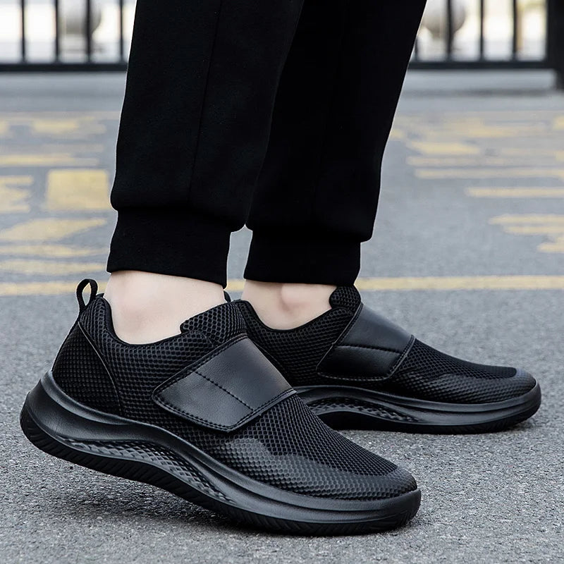 Heren Schoenen Zwart Leer Casual Maat 39-48 - Comfortabel