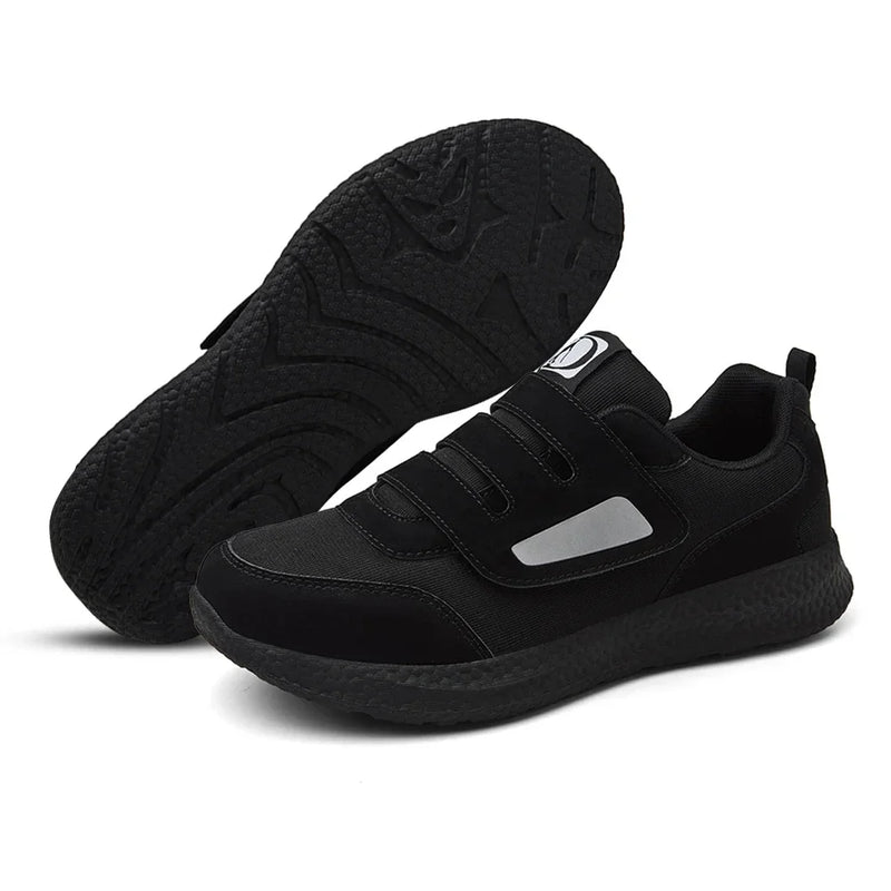 Heren Sneakers Zwart Lichtgewicht Mesh Maat 35-43 - Orthopedisch