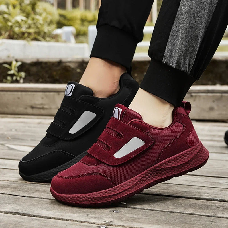 Heren Sneakers Zwart Lichtgewicht Mesh Maat 35-43 - Orthopedisch