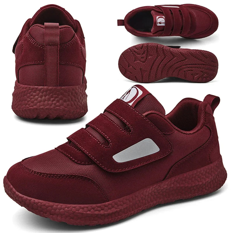 Heren Sneakers Zwart Lichtgewicht Mesh Maat 35-43 - Orthopedisch
