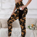 Sportlegging Hoge Taille Dames - Mesh Zakjes Sneldrogend