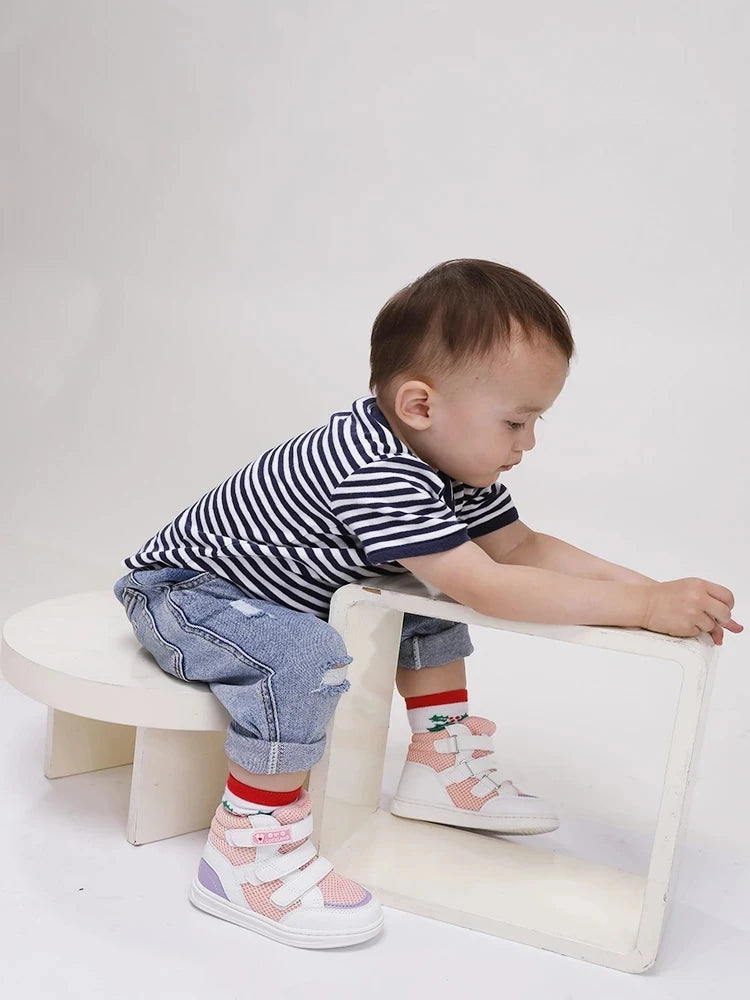 Orthopedische Schoenen kids - Leer Klitteband