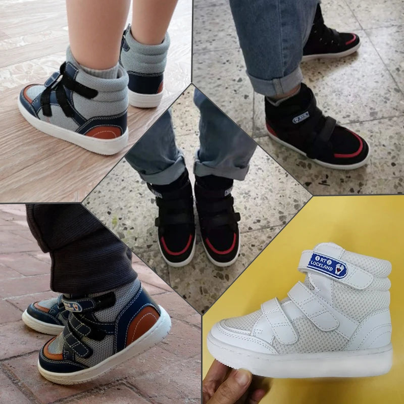 Orthopedische Schoenen kids - Leer Klitteband