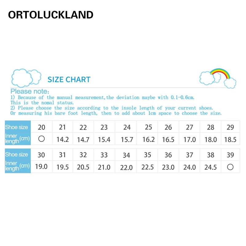Orthopedische Schoenen kids - Leer Klitteband