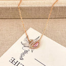 Koperen Zwaanketting voor Vrouwen – Elegante Sleutelbeenketting voor Diverse Gelegenheden en Sieraden Collectie 3