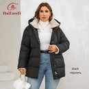 Lange Gewatteerde Winterjas Dames met Capuchon - Plus Size Beschikbaar voor Extra Warmte 6