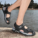 Luxe Leren Zomer Sandalen Dames met Antislipzool en Platte Zolen – Casual Comfort Schoenen voor Senioren-4