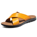 Variant image for Leren Heren Slippers – Italiaanse Slip-On Sandalen voor de Zomer, Maten 38-47, Comfortabele Pasvorm-1