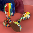 Kleurrijk Gezichtsstandbeeld