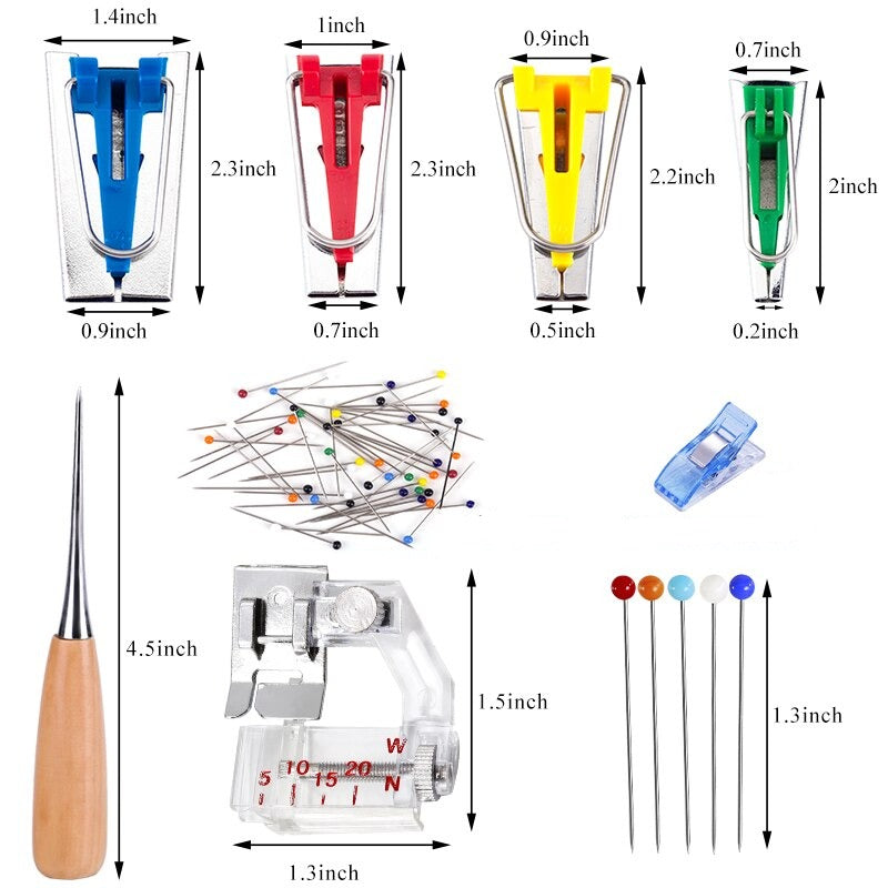 Stof Bias Tape Maker Set