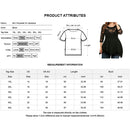 Plus Size Dames T-shirt met Kantenpaneel en Onregelmatige Zoom – 3/4 Mouw Ronde Hals, Comfortabele Polyester Tops Dames-5