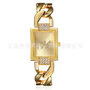 Diamanten Vierkante Dameshorloge