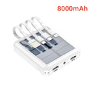 4-in-1 Zonne-energie Powerbank