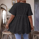 V-hals A-lijn Midi Jurk Dames van Kant - Elegante Zwarte Midi Jurk voor Bruiloft en Speciale Gelegenheden-4