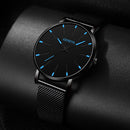 Heren Horloge Ketting Armband Set