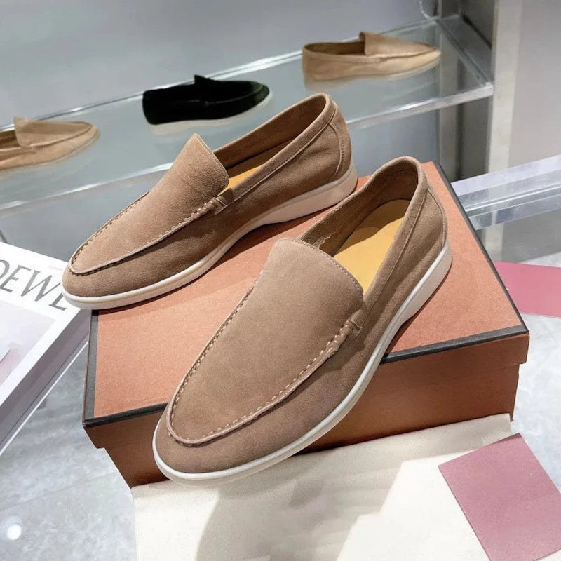 Heren Suède Loafers