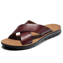 Variant image for Leren Heren Slippers – Italiaanse Slip-On Sandalen voor de Zomer, Maten 38-47, Comfortabele Pasvorm-9