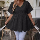 V-hals A-lijn Midi Jurk Dames van Kant - Elegante Zwarte Midi Jurk voor Bruiloft en Speciale Gelegenheden-3