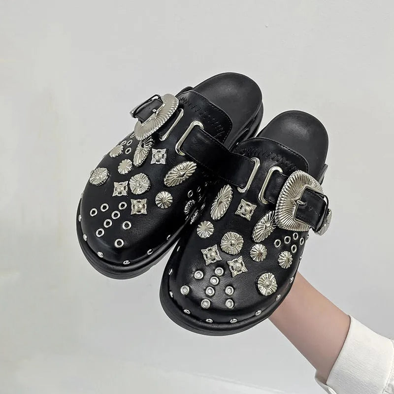 Punk Plateau Slippers